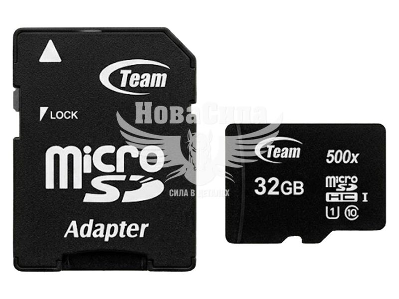 Флешка (microSD) 32GB Class 10 (TeamGroup) з адаптером (U0304463)