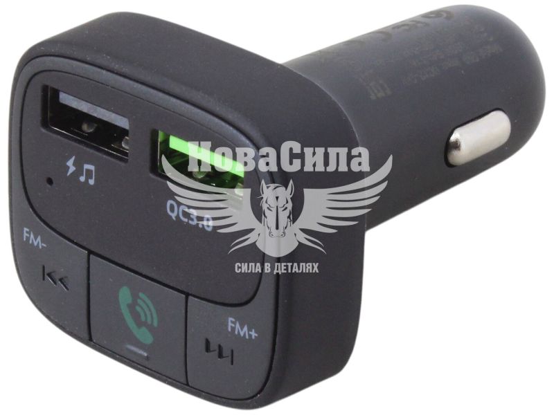 Модулятор MP3 FM (Hoco) в прикурювач E59 (+ Bluetooth) (HC-E59-Black)