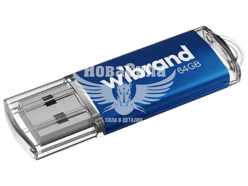 Флешка (USB) 64GB (Wibrand) Cougar Blue (U0933735)