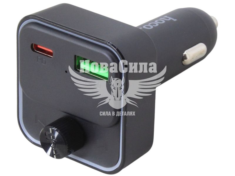 Модулятор MP3 FM (Hoco) в прикурювач E81 (+ Bluetooth) (HC-E81-Black)