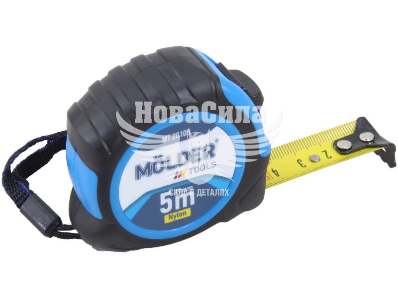 Рулетка 5м*19мм. (Molder Tools) нейл. покриття (MT20105)