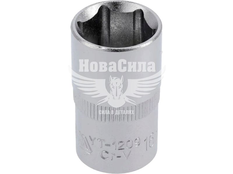 Головка торцева низька шестигранна 1/2 16 мм (Yato) довжина 38 мм (YT-1209)