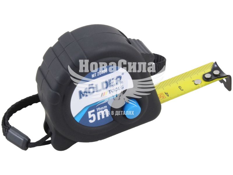 Рулетка 5м*19мм. (Molder Tools) soft touch (MT20405)