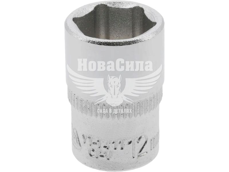 Головка торцева низька шестигранна 1/4 12 мм (Yato) довжина 25 мм (YT-1411)