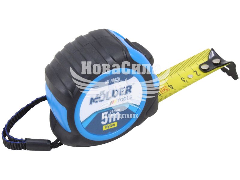 Рулетка 5м*25мм. (Molder Tools) нейл. покриття (MT20125)