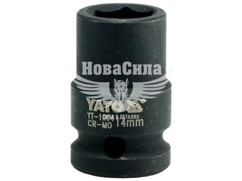 Головка торцева ударна низька шестигранна 1/2 14мм. (Yato) (YT-1004)