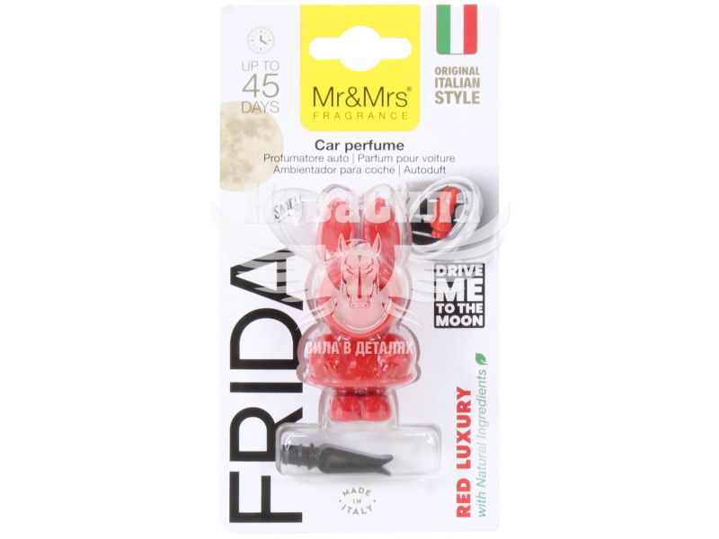 Ароматизатор (Mr&Mrs) Frida Red Red Luxory (полімерний на дефлектор) (JFRIDBS005LV00)