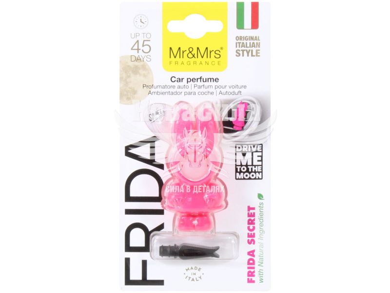Ароматизатор (Mr&Mrs) Frida Pink Frida Secret (полімерний на дефлектор) (JFRIDBS001LV00)