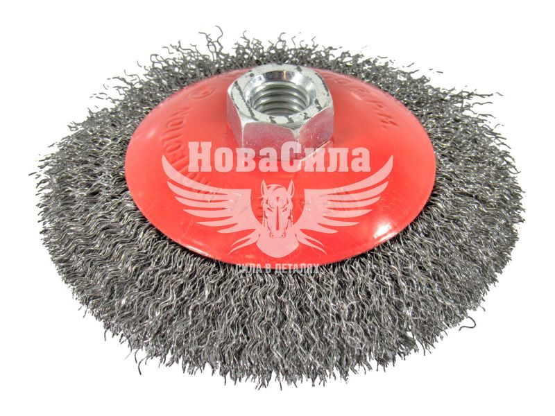 Щітка конусна 115мм. М14 (Intertool) йоршшик на болгарку (BT-5115)
