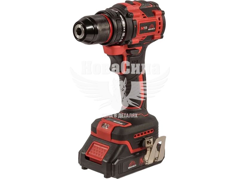 Дриль-шуруповерт акумуляторний безщітковий (Vitals Master) AU 1832c BL Kit+ 18 В, 32 Нм, 10 мм, 2х2 А·год (235331)