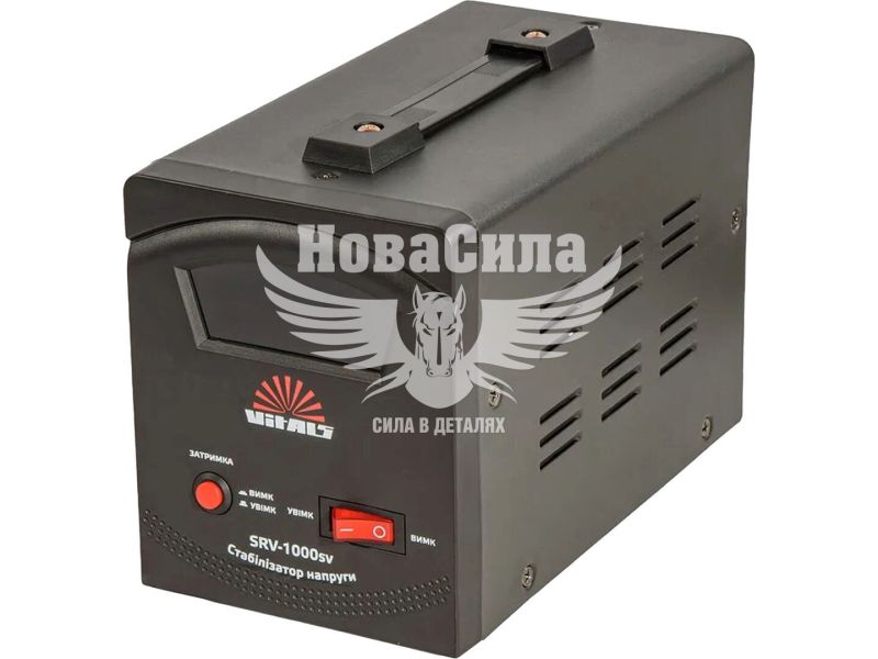 Стабілізатор напруги (Vitals) SRV-1000sv 1000 ВА, 600 Вт, 230 В (246600)