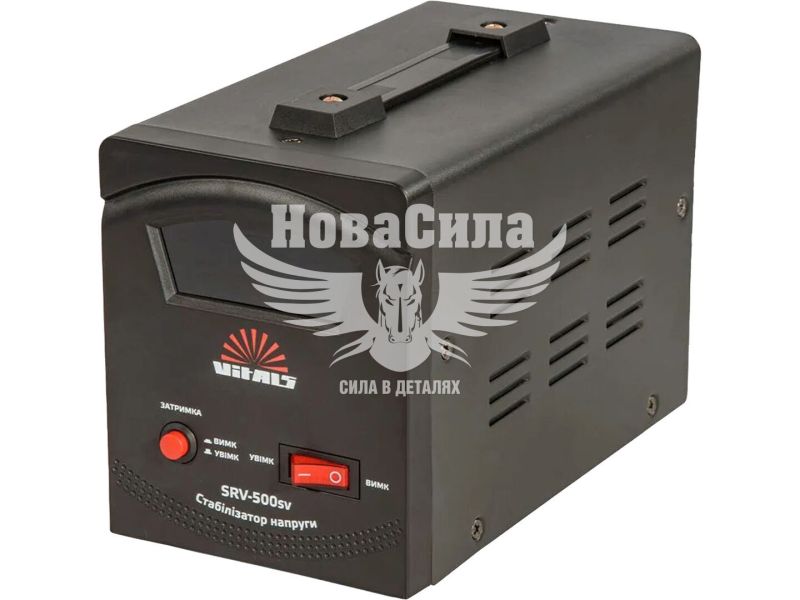 Стабілізатор напруги (Vitals) SRV-500sv 500 ВА, 300 Вт, 230 В (246599)