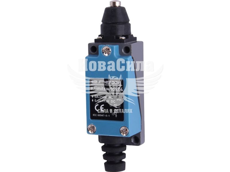 Вимикач кінцевий E.NEXT e.limitswitch.04, штовхач, 1NO+1NC, IP65 (s0070008)