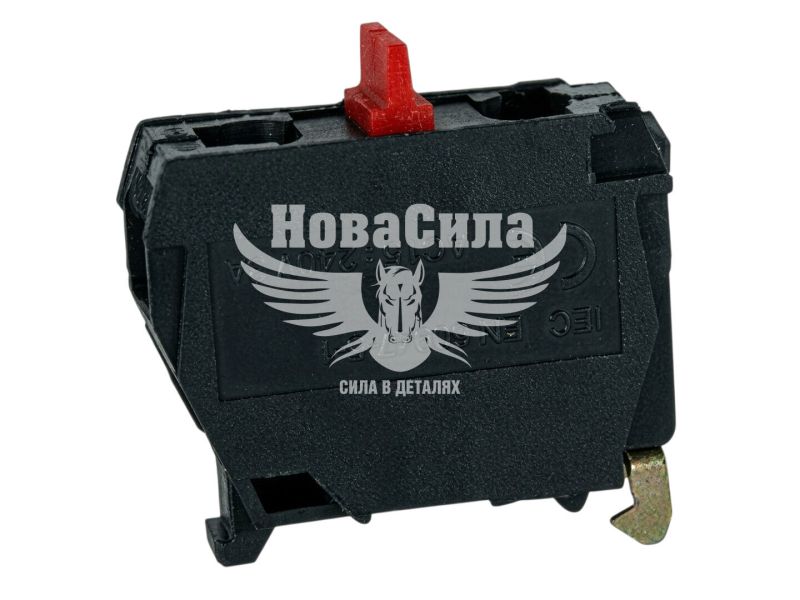 Блок-контакт нормально-закритий NC E.NEXT e.cb.stand.xal.nc 10 А 660 В, червоний (s008005)