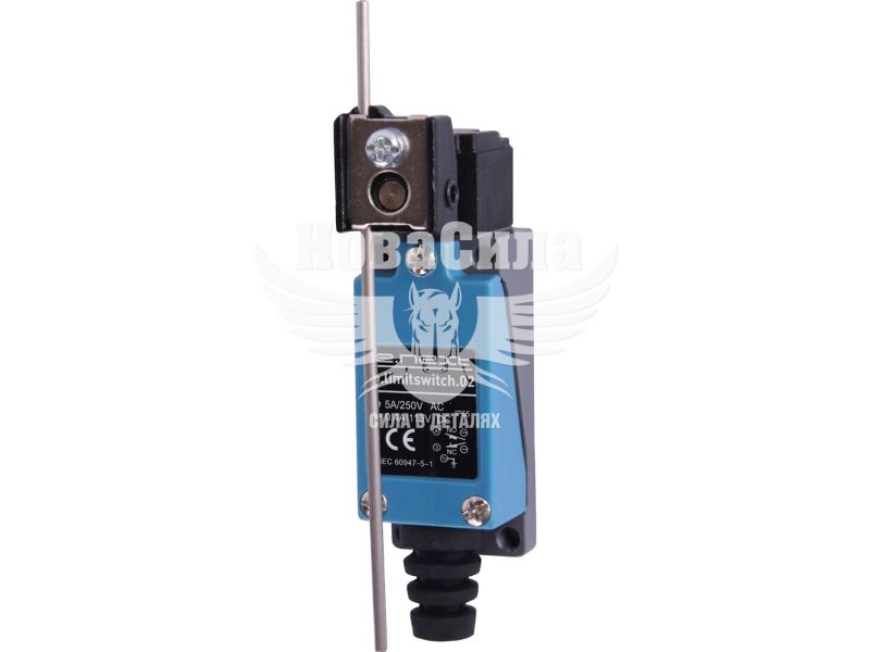 Вимикач кінцевий E.NEXT e.limitswitch.02, важіль регульований по довжині, 1NO+1NC, IP65 (s0070006)