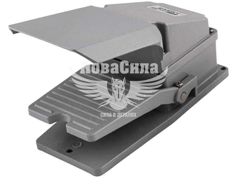 Вимикач ножний E.NEXT e.fs.03, металевий із захисною кришкою, 5 А, 250 В (p0810153)