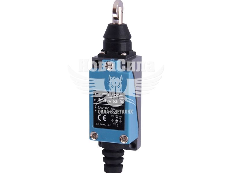 Вимикач кінцевий E.NEXT e.limitswitch.06, штовхач з вертикальним роликом, 1NO+1NC, IP65 (s0070010)