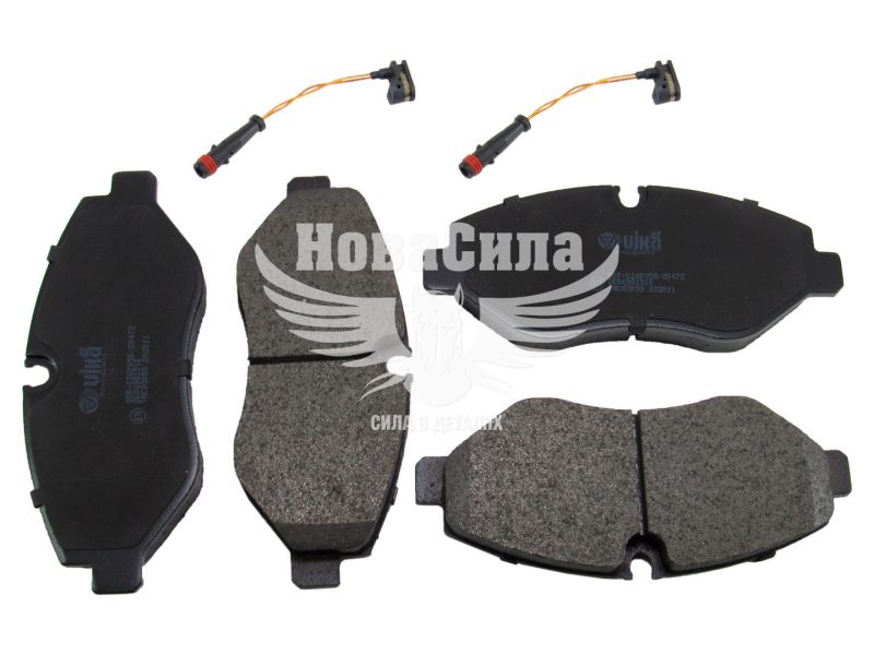 Колодки гальмівні MB Sprinter з06р.в. 209-518 перед. (Brembo) (Vika) VW Crafter (66981689801)