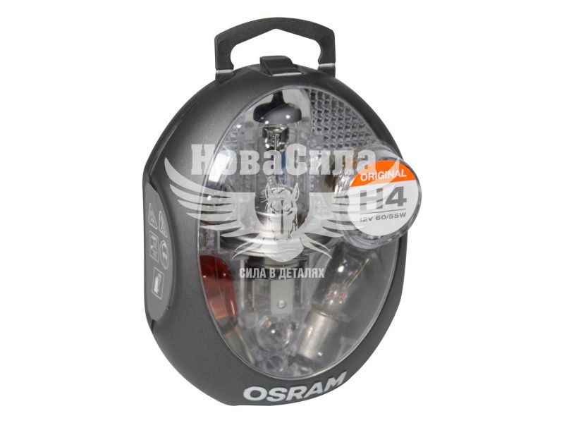 Набір запасних ламп H4 12V 55Вт (Osram) (5шт. і 3запоб) (ALB H4 12V)