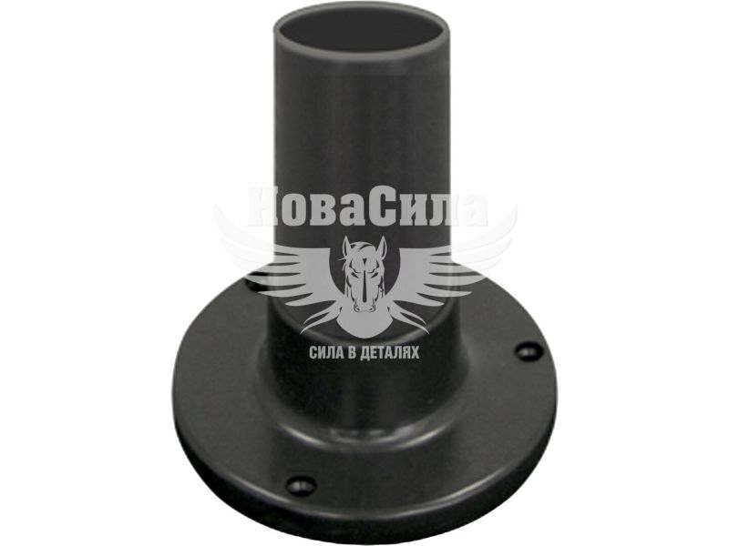 Стойка пластиковая E.NEXT e.street.stand.pc.140.black, высота 140 мм, диаметр 60 мм, черная (l0120063)