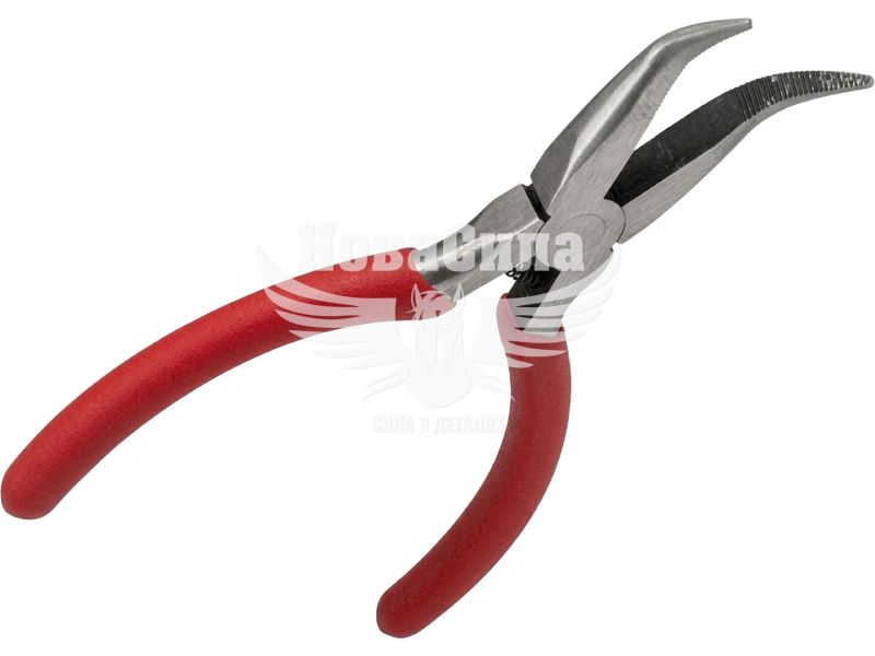 Длинногубцы изогнутые (утконосы) E.NEXT e.tool.pliers.ts.04316, 130 мм (t005004)
