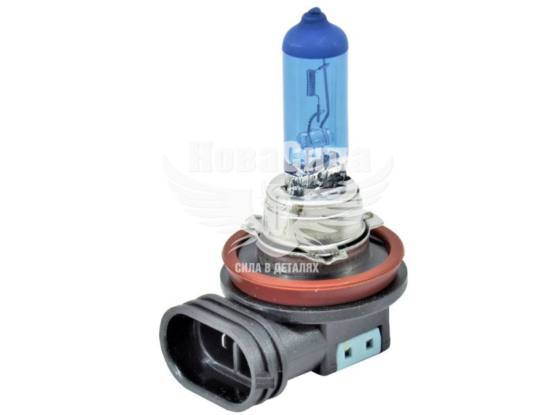 Лампочка галогенна H11 PGJ19-2 12V-55Вт (Brevia) 4200K (Power Blue) (12011PBC)