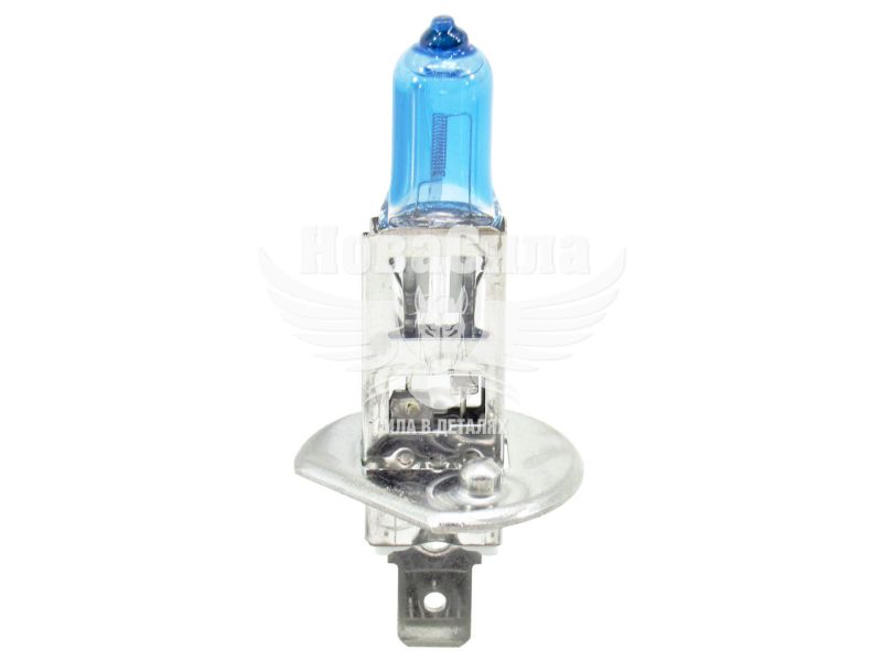 Лампочка галогенна H1 P14.5s 12V-55Вт (Brevia) 4200K (Power Blue) (12010PBC)