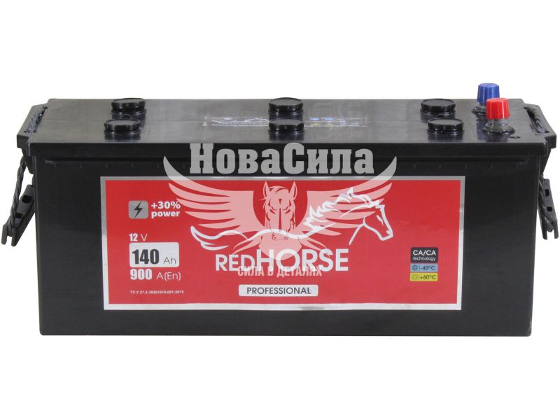 АКБ 140-А/Ч (Red Horse) Professional (L+) 900A (513х189х216мм.)